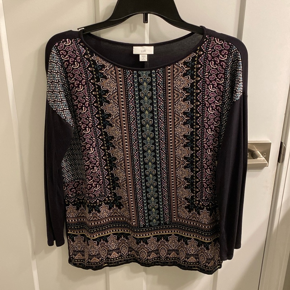 J Jill geometric print tunic - size S